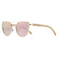 Rose Lunettes en Bois - Aviator