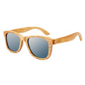 Lunettes en Bois Wayfarer - Bambou Ambre Gris