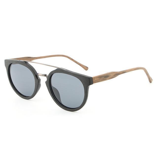 Lunettes de soleil black brownlegC86 Lunettes en Bois - Cinema