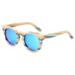 Lunettes en Bois - Retro Rainbow