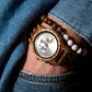 Montre bois d'argent Outdoor Silver en situation, photo 3