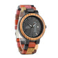 Montre en bois couleur Fashion Color, vue 3 sur fond blanc