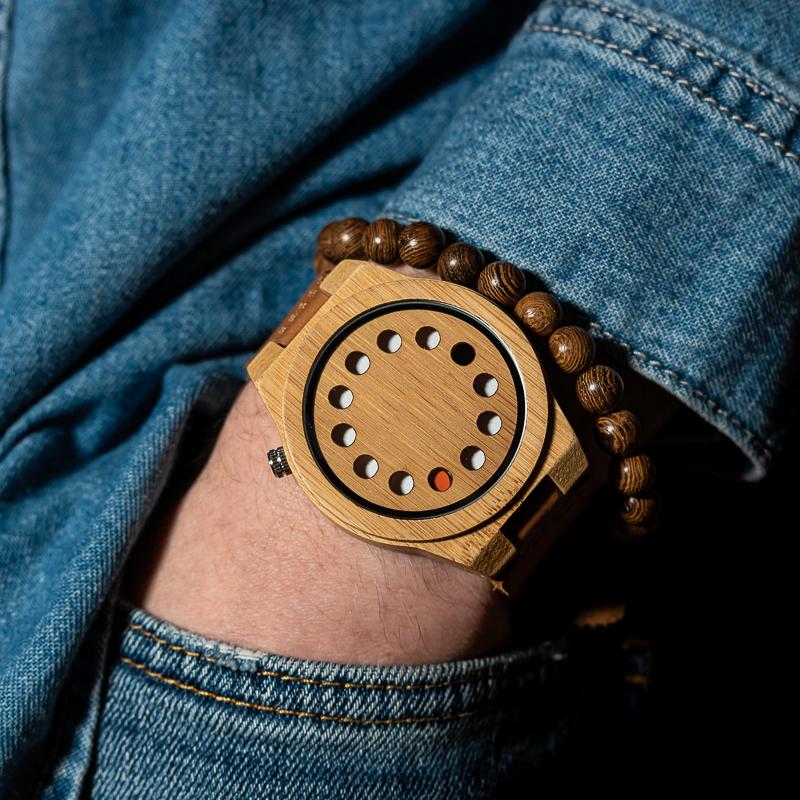 Montre Bois Design en situation
