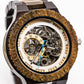 Montre en bois homme automatique Indy en situation, photo 2