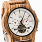 Montre en bois homme automatique Suprem Light en situation, photo 2