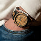 Montre en bois homme nature Forester en situation, photo 3
