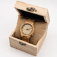 Montre en bois quartz Light Bamboo, vue 2 sur fond blanc