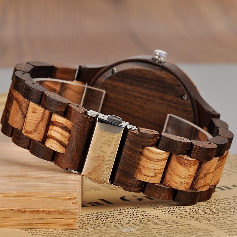 Montre en Bois Personnalisable avec Photo The Wood Stock