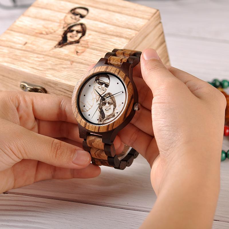 Montre en discount bois femme personnalisable