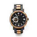 Montre en Bois Automatique Cadran Noir - Legacy Black