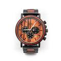 Montre en Bois Homme Rouge - Marshal Red