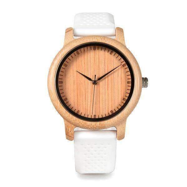 Montre en Bois Ronde