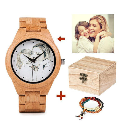 Montre en Bois Personnalisable