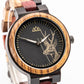 Montre style bois Deer Automne en situation, photo 2