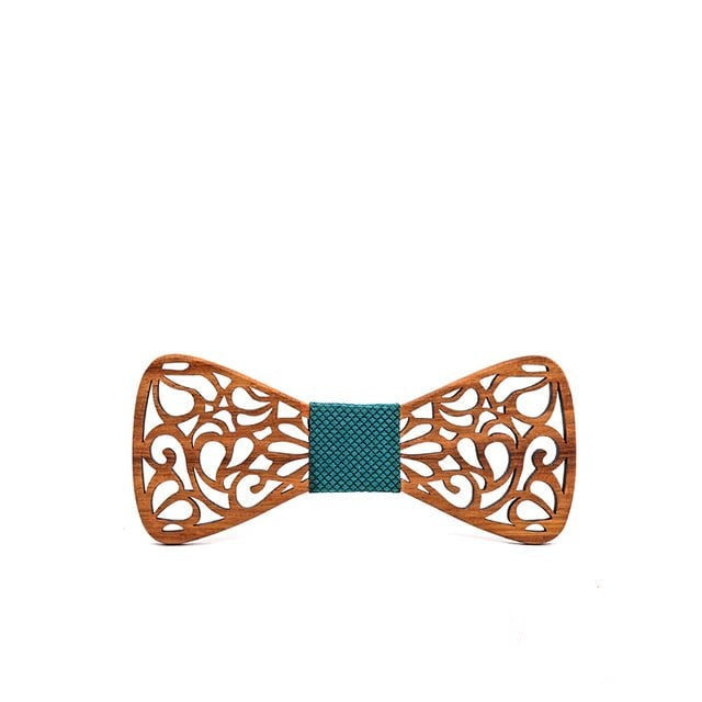 Noeud papillon bois enfant Koï, vue 5 sur fond blanc