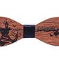 Adulte Noeud Papillon Bois - Halloween Adulte et Enfant