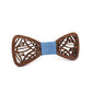 Noeud papillon bois homme Corn, vue 3 sur fond blanc