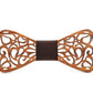 Noeud papillon bois homme Koï, vue 3 sur fond blanc