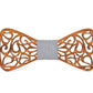 Noeud papillon bois homme Koï, vue 6 sur fond blanc