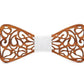 Noeud papillon bois homme Koï, vue 8 sur fond blanc