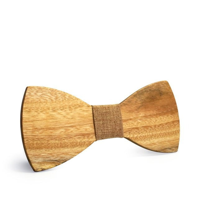 Noeud papillon bois homme Lighter, vue 10 sur fond blanc