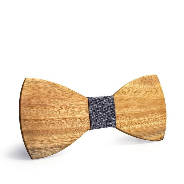 Noeud papillon bois homme Lighter, vue 12 sur fond blanc