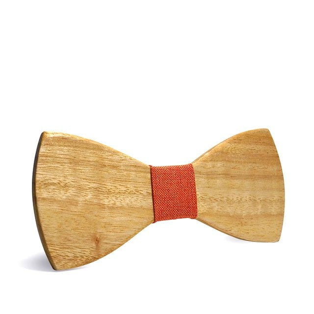 Noeud papillon bois homme Lighter, vue 14 sur fond blanc