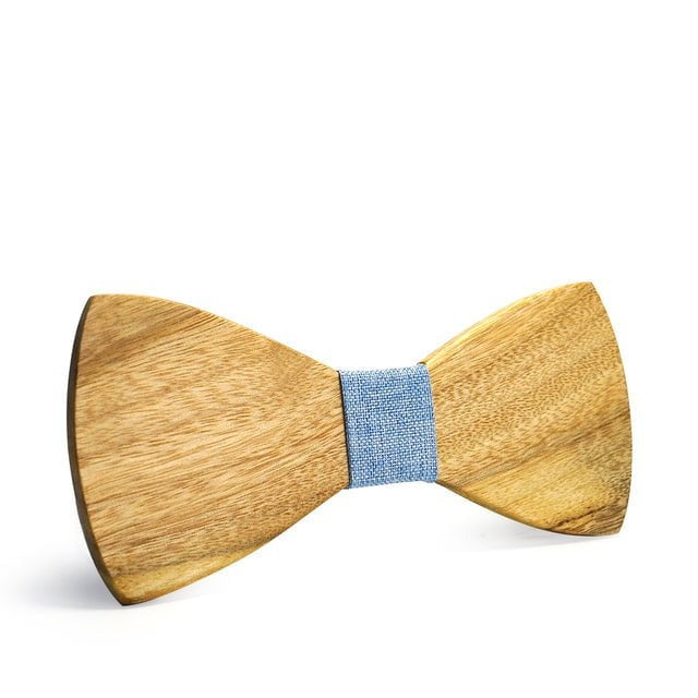 Noeud papillon bois homme Lighter, vue 16 sur fond blanc