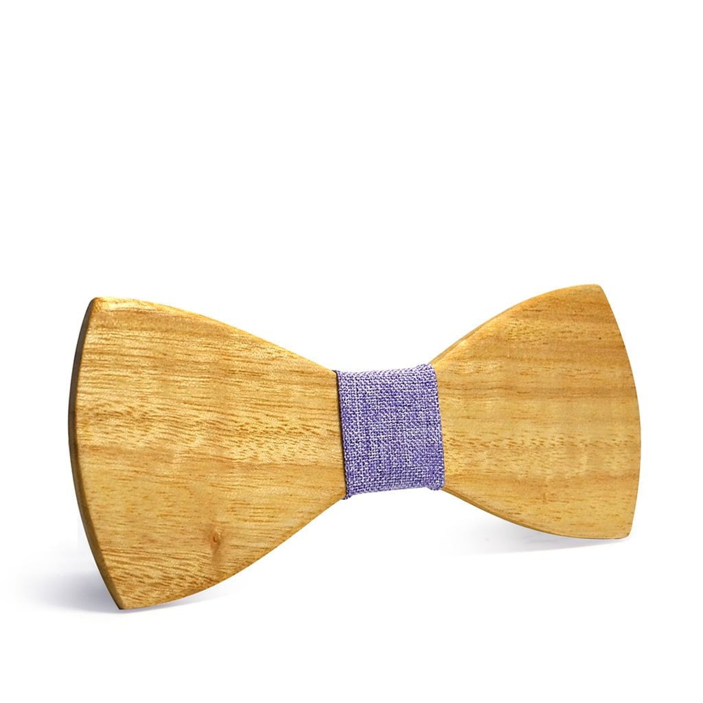Noeud papillon bois homme Lighter, vue 6 sur fond blanc
