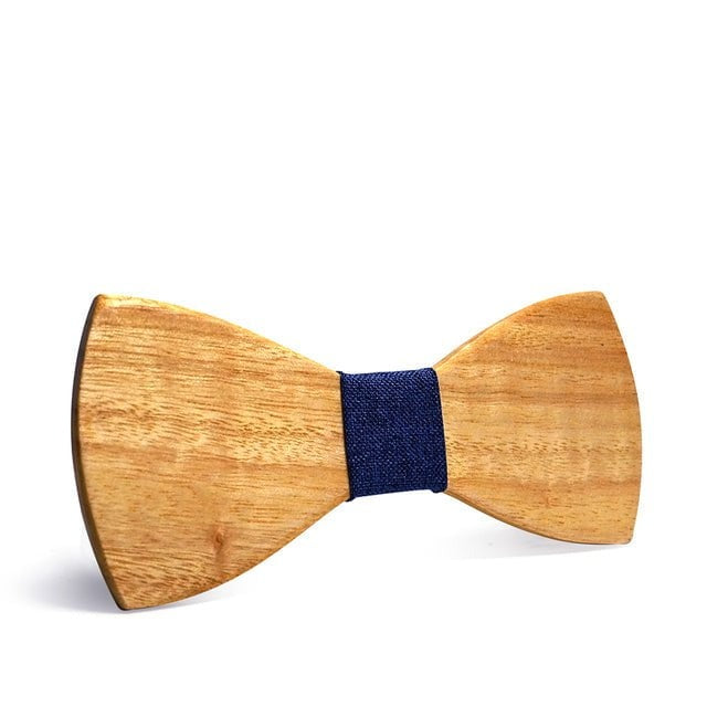 Noeud papillon bois homme Lighter, vue 7 sur fond blanc