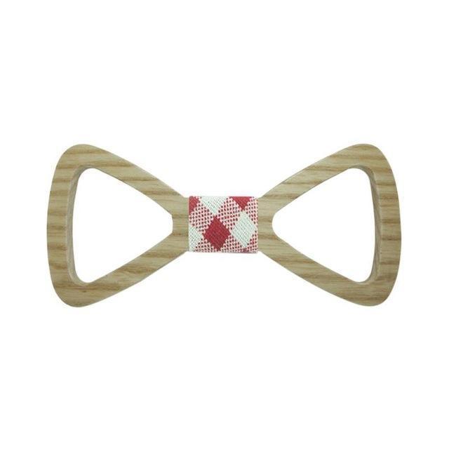 A1 Noeud Papillon en Bois Enfant - Collection Design