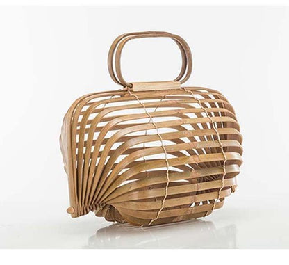 Burlywood / S Sac à Main Bambou - L'exclusif