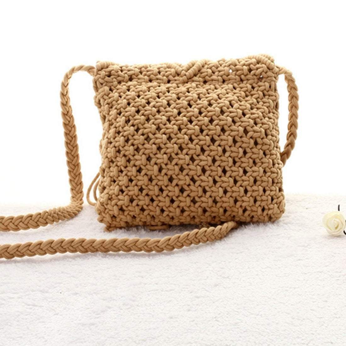Camel Sac Crochet - Jade