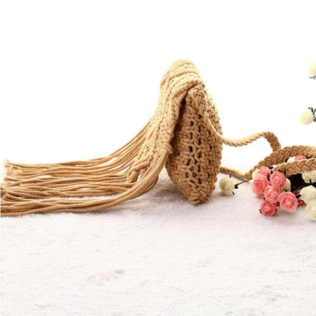 Camel Sac Crochet - Jade