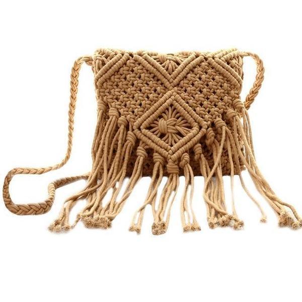Camel Sac Crochet - Jade