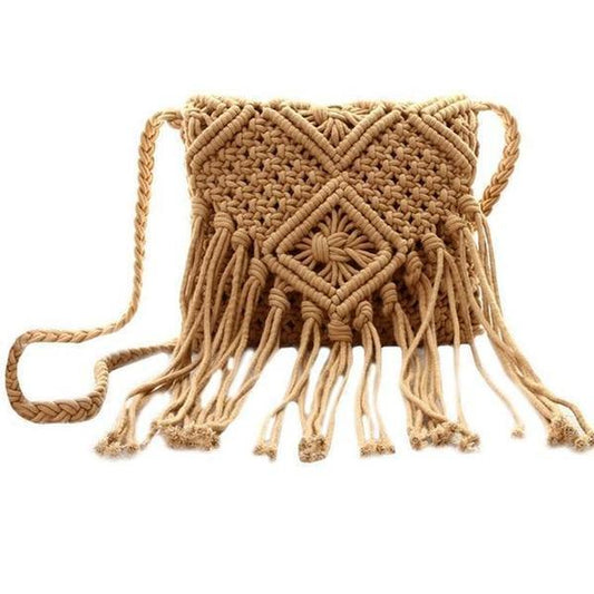 Camel Sac Crochet - Jade