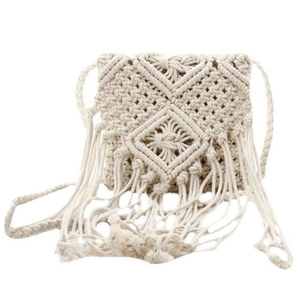 White Sac Crochet - Jade