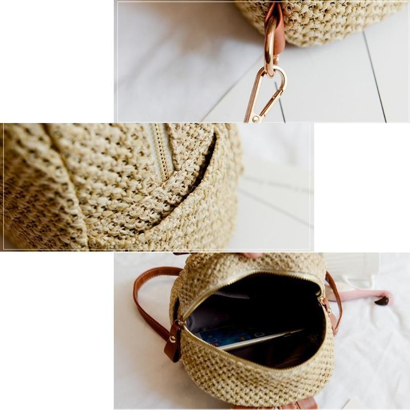 Sacs à dos Black Sac en paille - Anyka