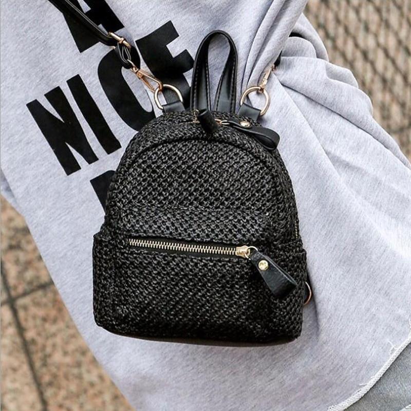 Sacs à dos Black Sac en paille - Anyka