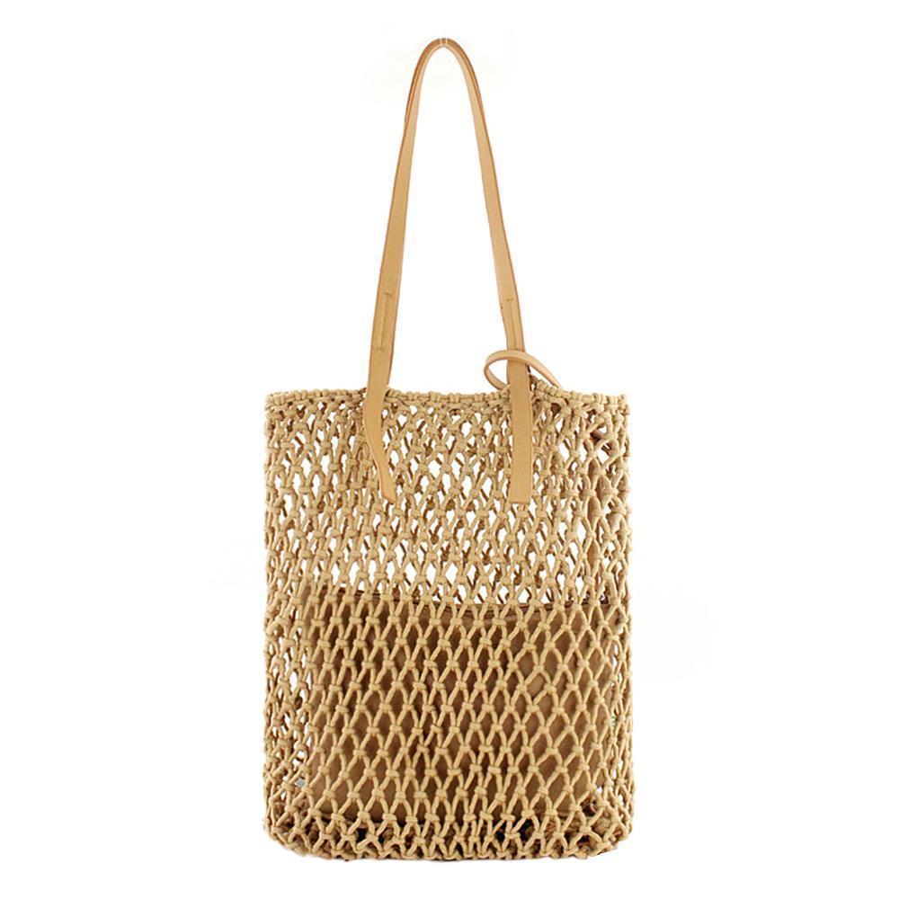 Haut-Poignée Sacs Noir Sac Filet - Karen