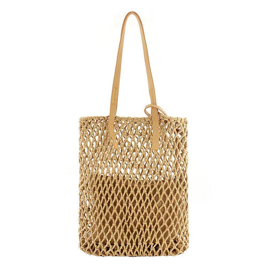 Haut-Poignée Sacs Noir Sac Filet - Karen