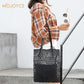 Haut-Poignée Sacs Noir Sac Filet - Karen