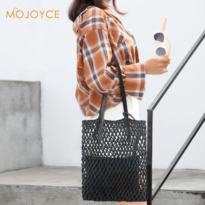 Haut-Poignée Sacs Noir Sac Filet - Karen