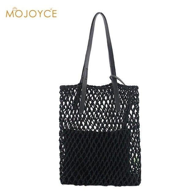 Haut-Poignée Sacs Noir Sac Filet - Karen