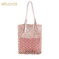 Haut-Poignée Sacs Rose Sac Filet - Karen