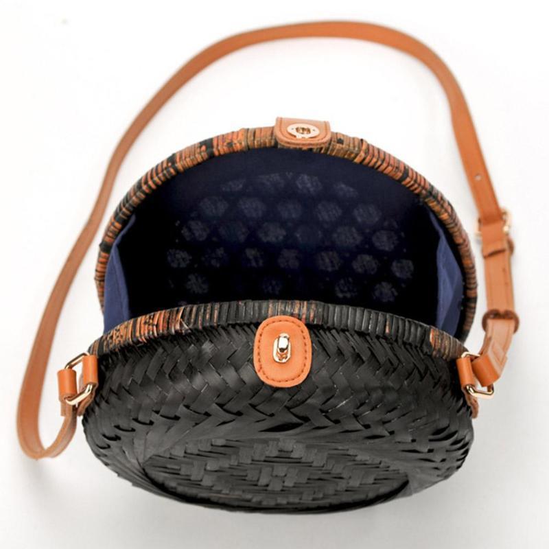 Sac Rotin Rond - Anna